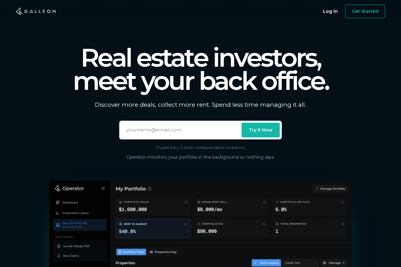 Galleon, Real Estate AI